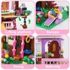Creative Girls Friends Friendship House Building Blocks Summer Treehouse Camping Model Classic Girl's Princess Bricks Toy Gift