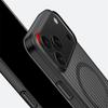 Applicable to iPhone17ProMax mobile phone case corrugated grating magnetic suction Apple 16Pro Ice Mist 15 protective case