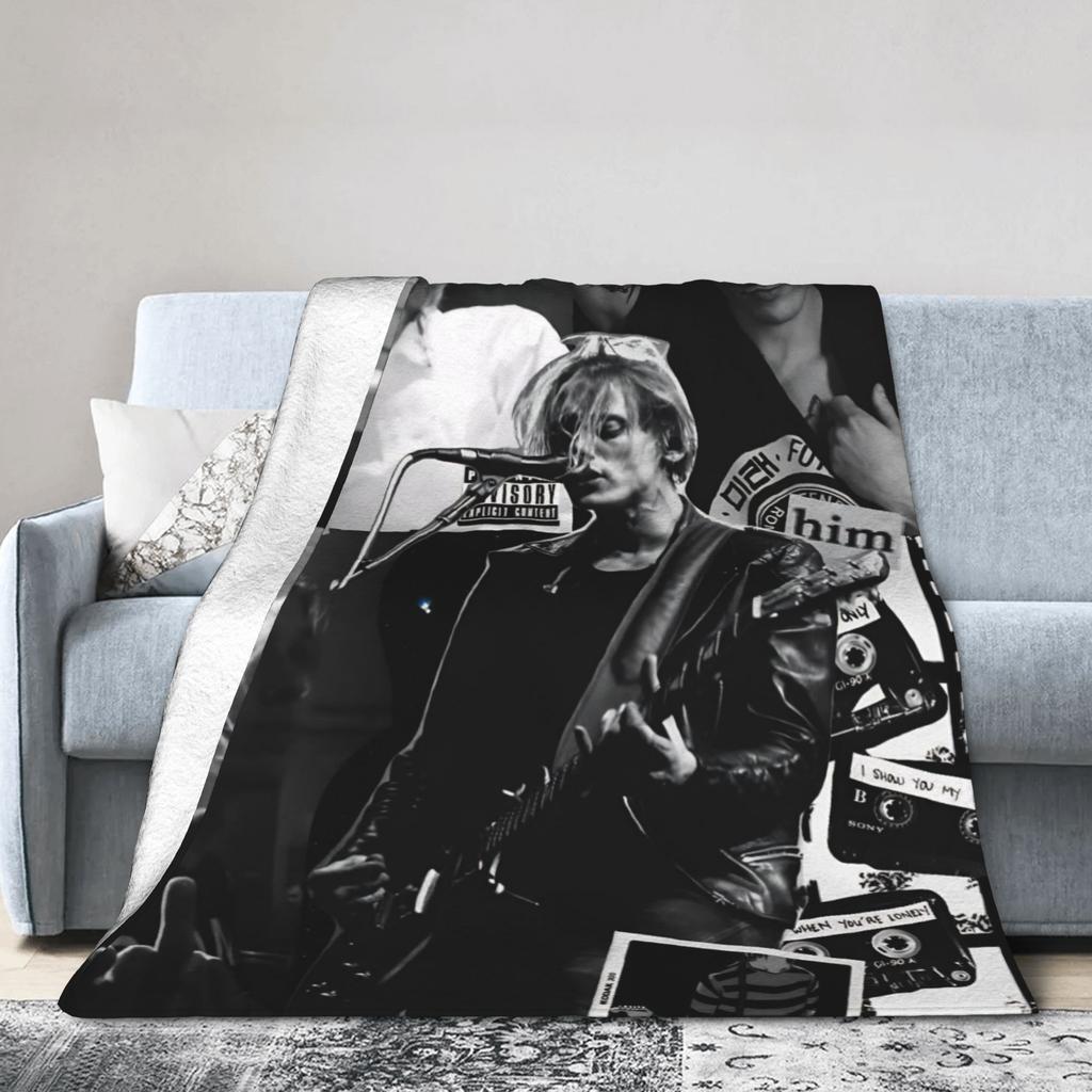 Jamie Campbell Bower Throw Blanket for Couch Soft Fuzzy Plush Blanket 50x60 Inches Multiple Sizes Bedspread for All Seasons