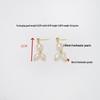 Elegant Retro Freshwater Pearl Earrings - Niche Chinese Style for Women, Perfect for Hanfu