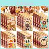 Cm2408007 Adorable Childrens Cartoon Interactive Puzzle Stickers For Thanksgiving Fun