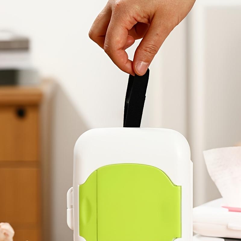 Wipes Dispensers Refillable Wipe Holder Baby Wipe Box Case for Indoor Outdoor Reusable Travel Wet Wipe Container