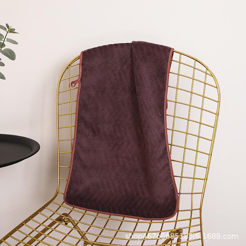 Coral Fleece Quick-Dry Towel: Super Absorbent, Soft & No-Shed for Bath, Face, Hair, Kitchen & Pet Use