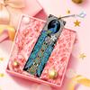 12Pcs DIY Diamond Art Bookmark with Crystal Pendant Diamond Art Painting Bookmarks Gift for Book Lovers Mosaic Art Supplies