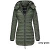 Womens Warm Winter Collar Hooded Long Coat Zipper Jacket Outwear Parka