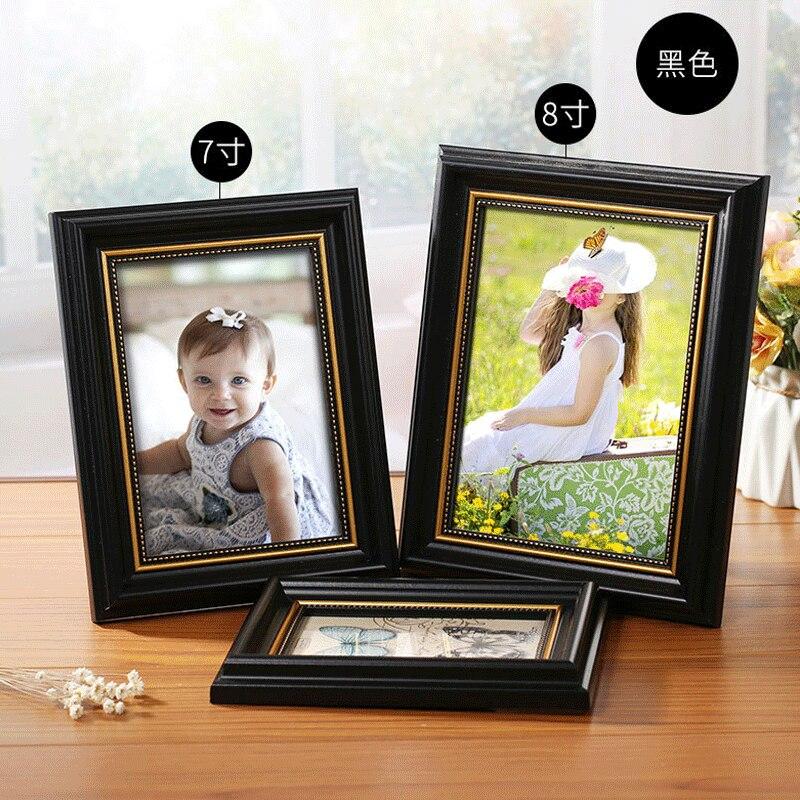 1pcs Europe Style Resin Photo Frame Rectangle Picture Frames Living Room Tabletop Ornament Home Decoration
