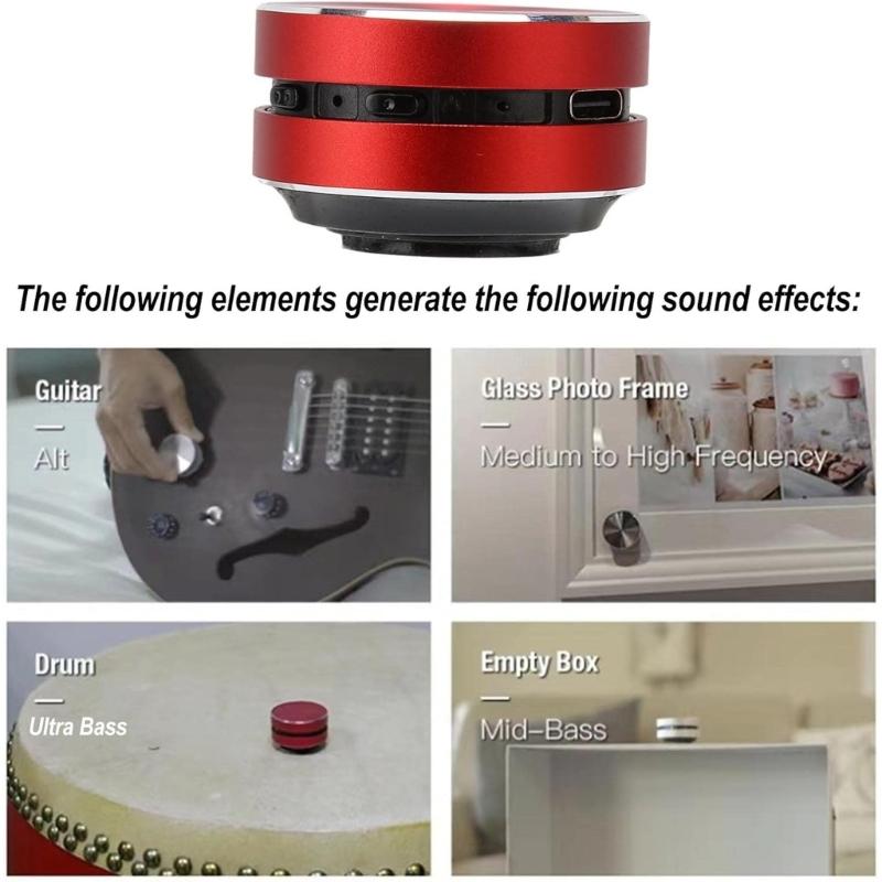 Wireless Speaker Bone Conduction Bass Technology Suction Cup Magnetic Base Designing For Outdoor Travel Home Bathroom