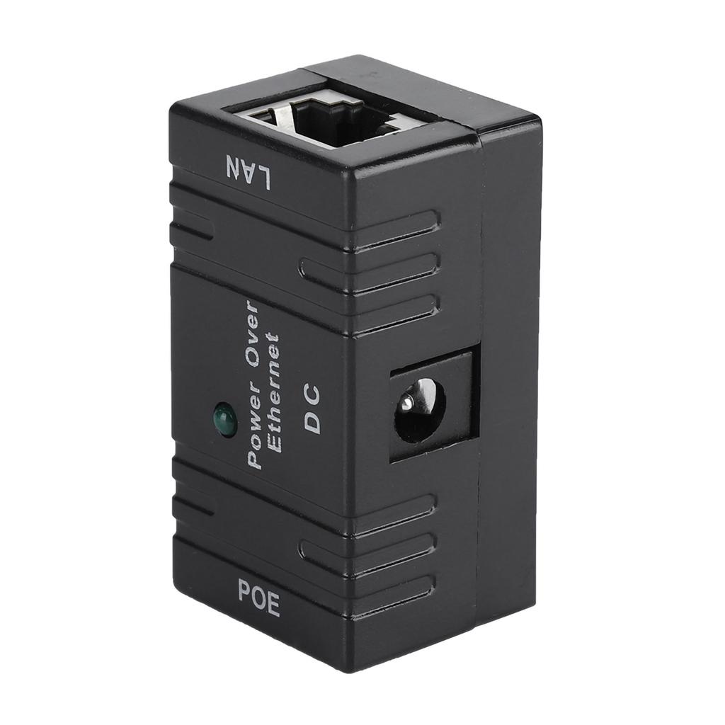 Mini POE Combiner Separator Universal RJ45 Connector AP Network Bridge POE Injector Black