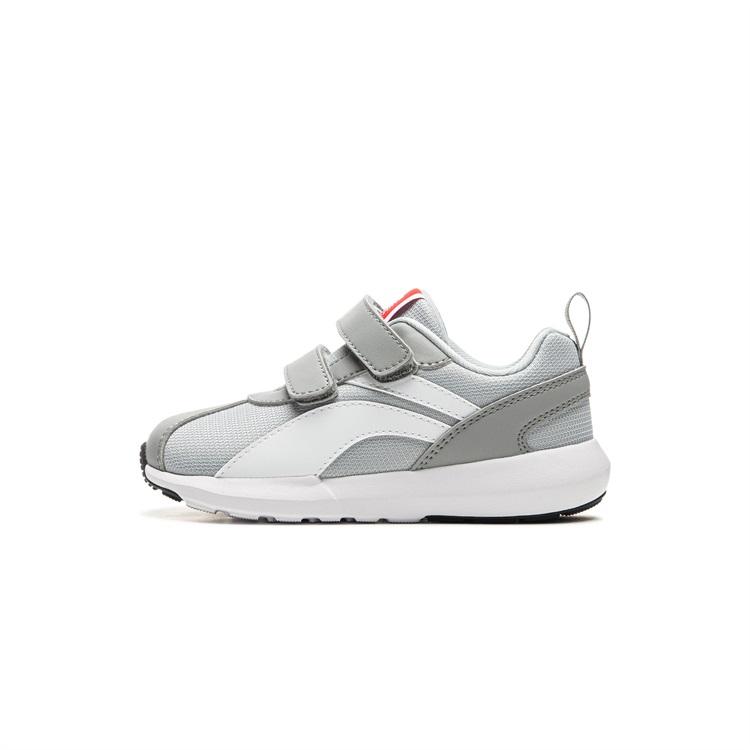 Li Ning Kids Fashion Comfortable Non-Slip Wear-Resistant Rebound Low-Top Casual Shoes Kids Casual Shoes Gray White YKAP148-23