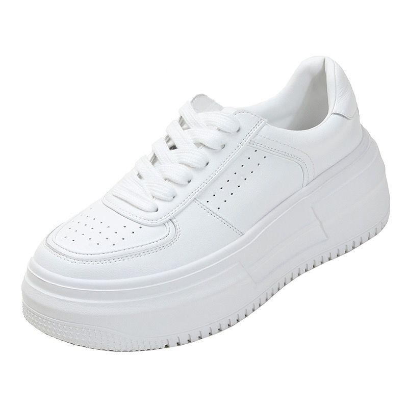 New Women's White Shoes Women's Ins Tide Summer Breathable Versatile Women's Shoes Niche Sports and Leisure Board Shoes