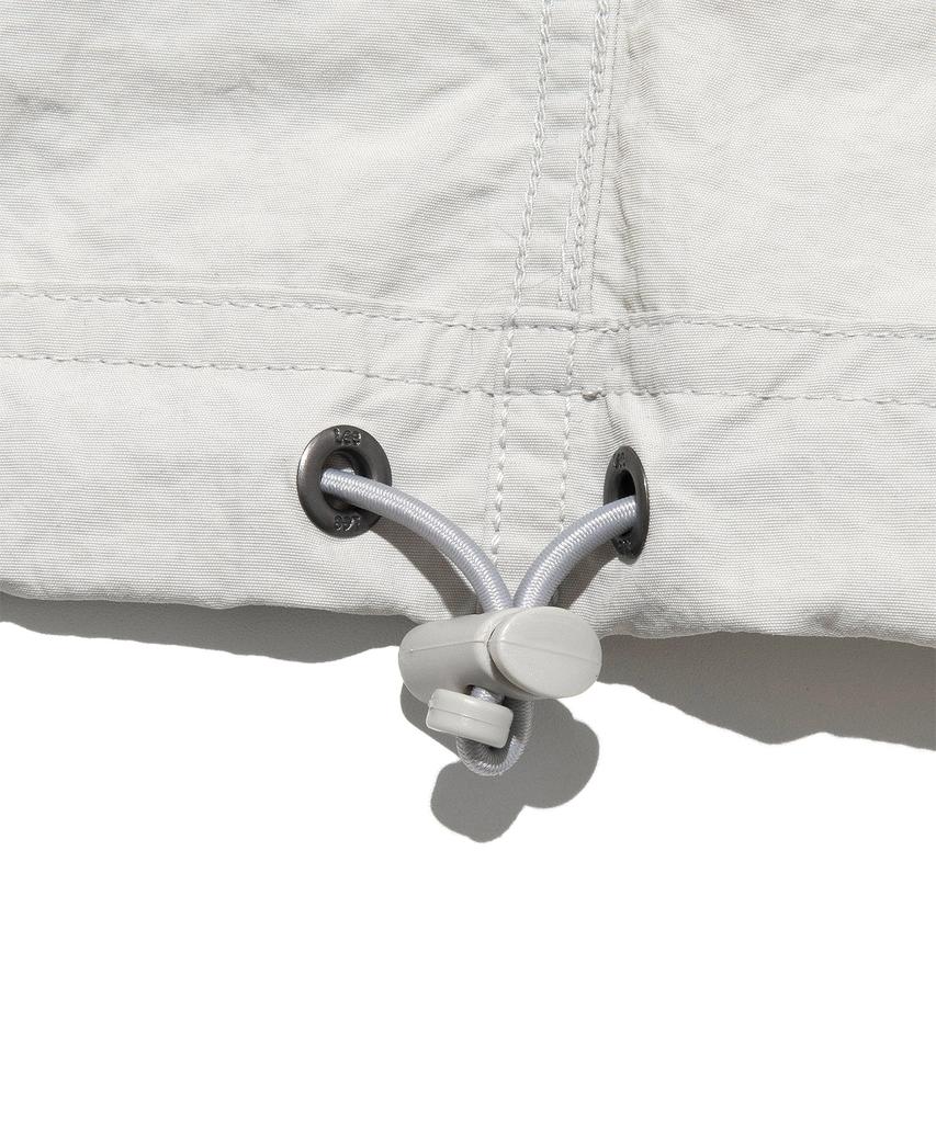 Lee Nylon Hooded Vest Light Grey