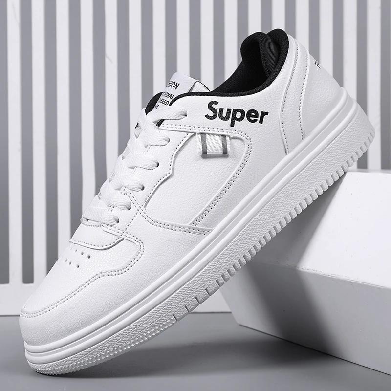 Fashion Platform Men Casual Sneakers Outdoor White Runing Shoes Breathable Mens Sport Shoes Light Walking Shoes Tennis Shoes
