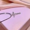 Fashion Full Zircon Cross Cross Pendant Necklace Female Party Birthday Jewelry Gift Christian Cross Zircon Pendant Necklace Fine Women's Jewelry