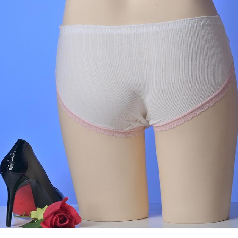 Sissy Lingerie For Men Camel Toe Underwear Cross-Dressing Bow 3D Hiding Gaff Panties Sweet Breathable Underpants Briefs