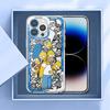 Cool The Simpson Case for iPhone 7 8 SE 13 12 11 17 Pro Max 16e XR XS 15 14 16 Plus 17 Air Clear Soft