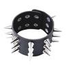 Men's Exaggerated Spike Rivet Leather Wristband - Punk Rock Style