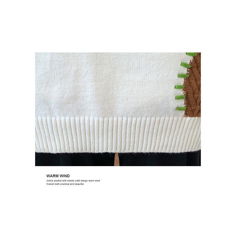 NASA MARVEL Men's Color-block Round Neck Sweater