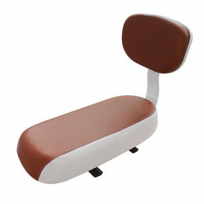 Bicycle PU Bike Seat Back Leather Soft Cushion Rear Rack Seat Water Resistant Children Seat With Back Rest Bicycle Accessories