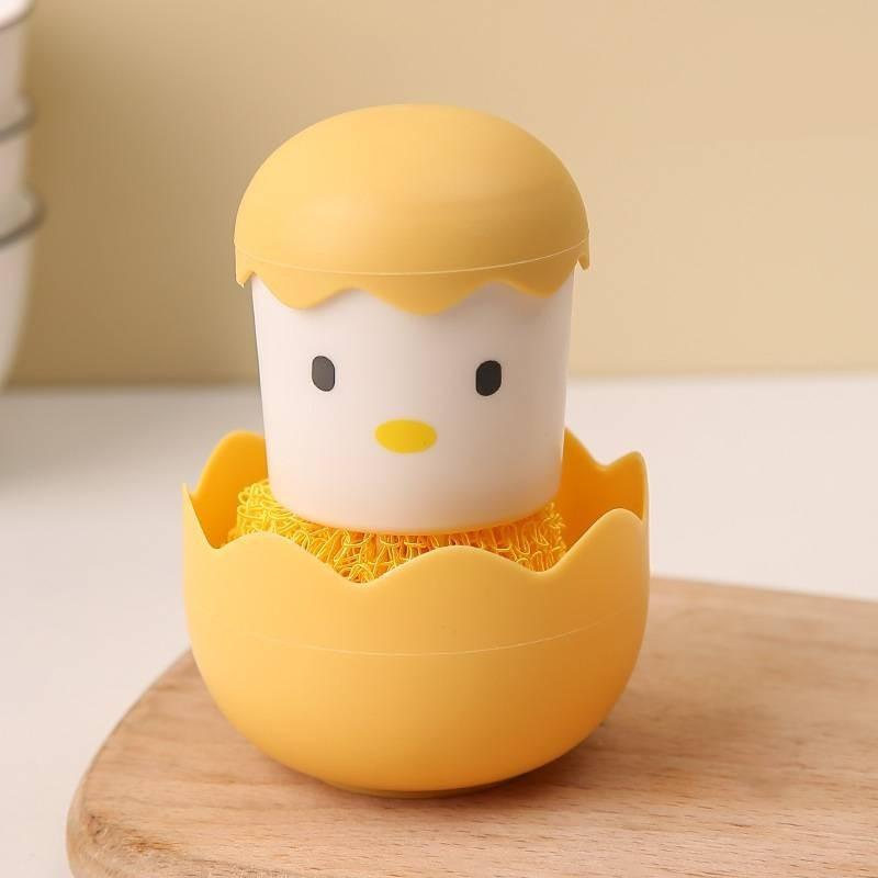 

Adorable Nano Fiber Cleaning Brush With Comfortable Handle For Effortless Pot And Pan Cleaning