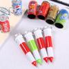 Cartoon Beverage Bottle Cans Ballpoint Pen Cute Creative Retractable Pen Student Learning Gift