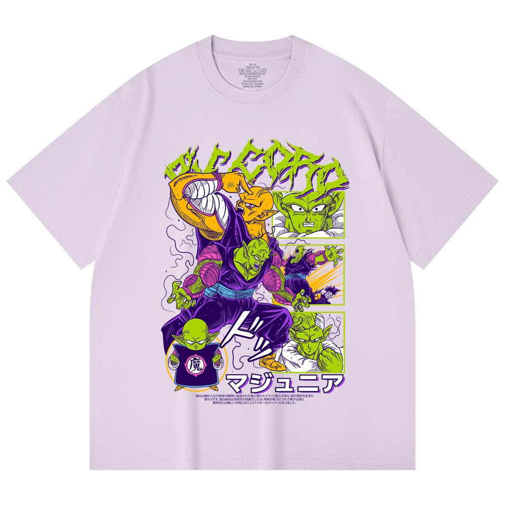 230 Gsm 100% Cotton Dragon Ball V3 Piccolo Print Unisex Heavy Cotton T Shirt