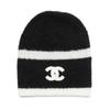 CHANEL [24K] Brand Logo Velvet Hat, Same Style for Men and Women, Couple Style, Black