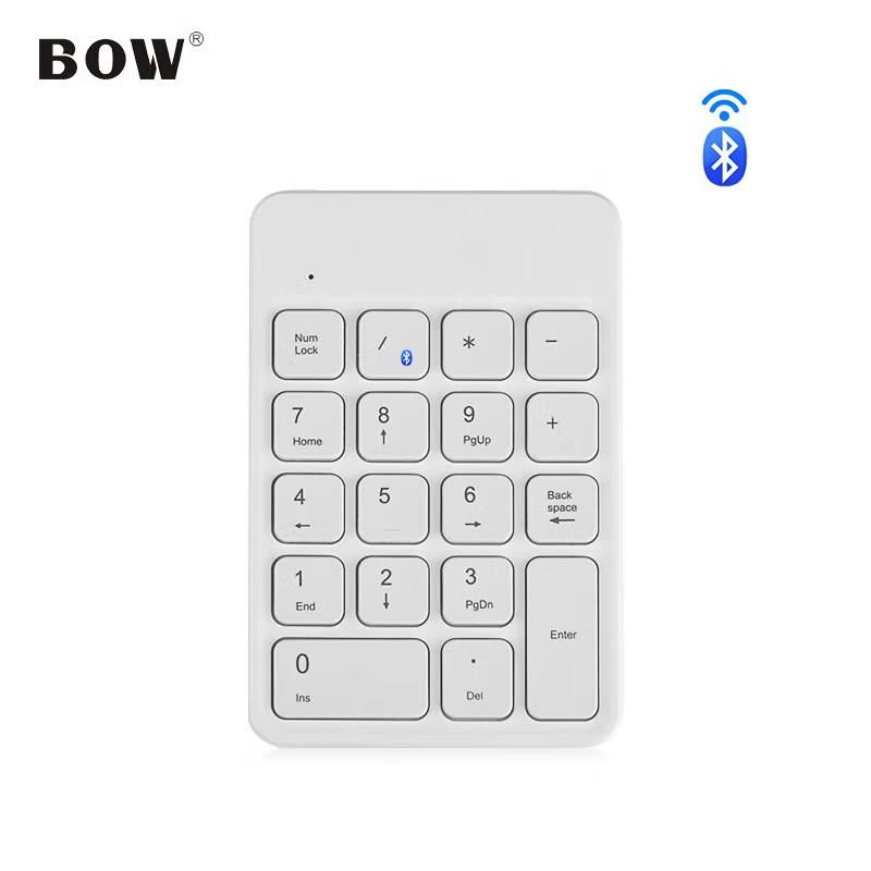 

BOW Бездротова Bluetooth та Дротова USB Цифрова Клавіатура для Настільного ПК/Ноутбука