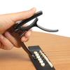 Miwayer Aluminiumlegierung Gitarren-Capo Metall-Gitarren-Stimmgerät Plektrumhalter Professionelles Capo für Akustik-Elektrik-Gitarre Ukulele Bass