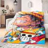OnePiece Anime Flannel Blanket Warm,Comfortable,Suitable for Bedrooms,Sofas,Beds,Chairs,Picnics,Travel