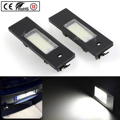 2Pcs LED License Plate Ligh For BMW E81 E85 E86 E87 E36 No Error Canbus Car Accessories Car Lamp 6500K White Car Light