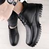 Autumn Boots for Men Black Men Boots Fashion Winter Plush Ankle Boots Retro Motorcycle Booties Botas Para Hombre Big Size 38-51