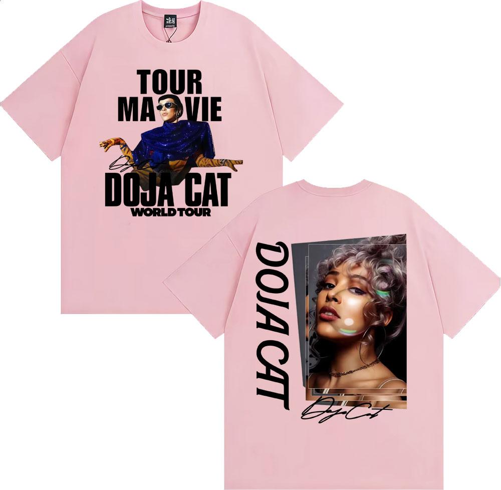 Singer Doja Cat World Tour 2026 Tshirts Men Women Aesthetic Vintage High Quality Tshirt Casual Pure Cotton T Shirts Streetwear