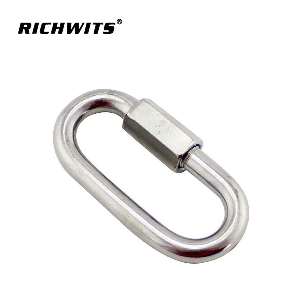 Stainless Steel Marine Quick Link Chain Connector and Yacht Shackle