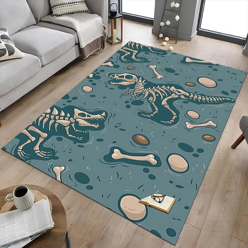 1PC Dinosaur Fossils Extra Large Non-Slip Floor carpet, Office, family, bedroom, Studio - Large Area RugJ0341