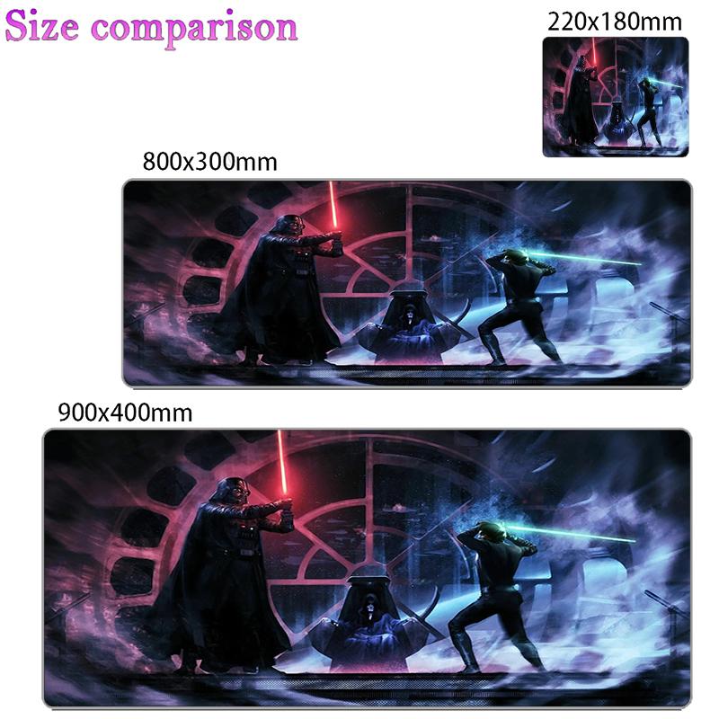 Mouse Pad SStar WWars notbook gamer Large Keyboard NonSlip Rubber Computer rug Carpet Desk Mat PC Gamer x MousePad 800x300x2mm
