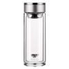 HACER Double-Layer Glass Water Bottle with Tea Infuser
