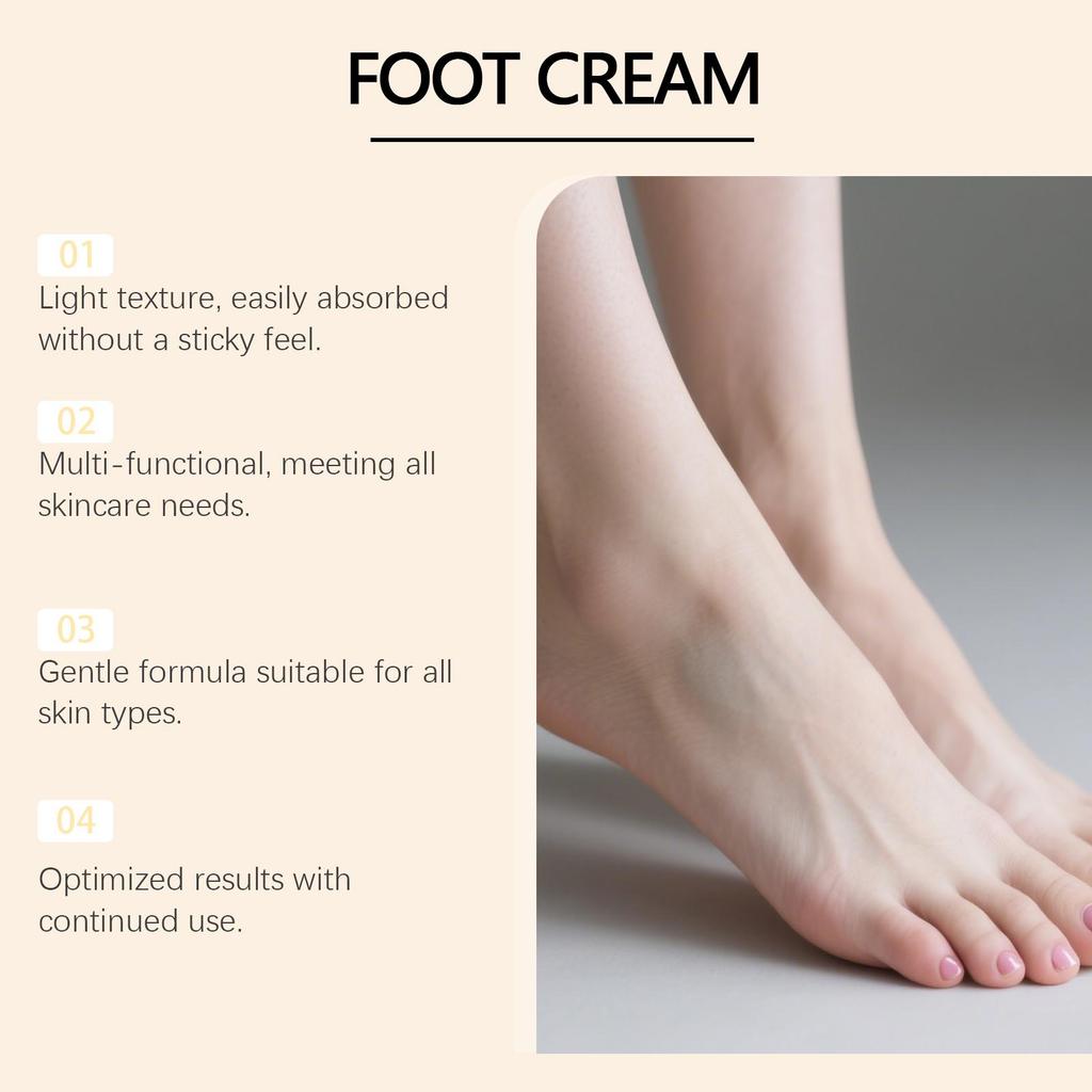 OCEAURA Foot Care Cream Deeping Hydration Nourishing Epidermis Relieve Dryness Soothe Skin Repair Cracks Foot Moisturizing Cream