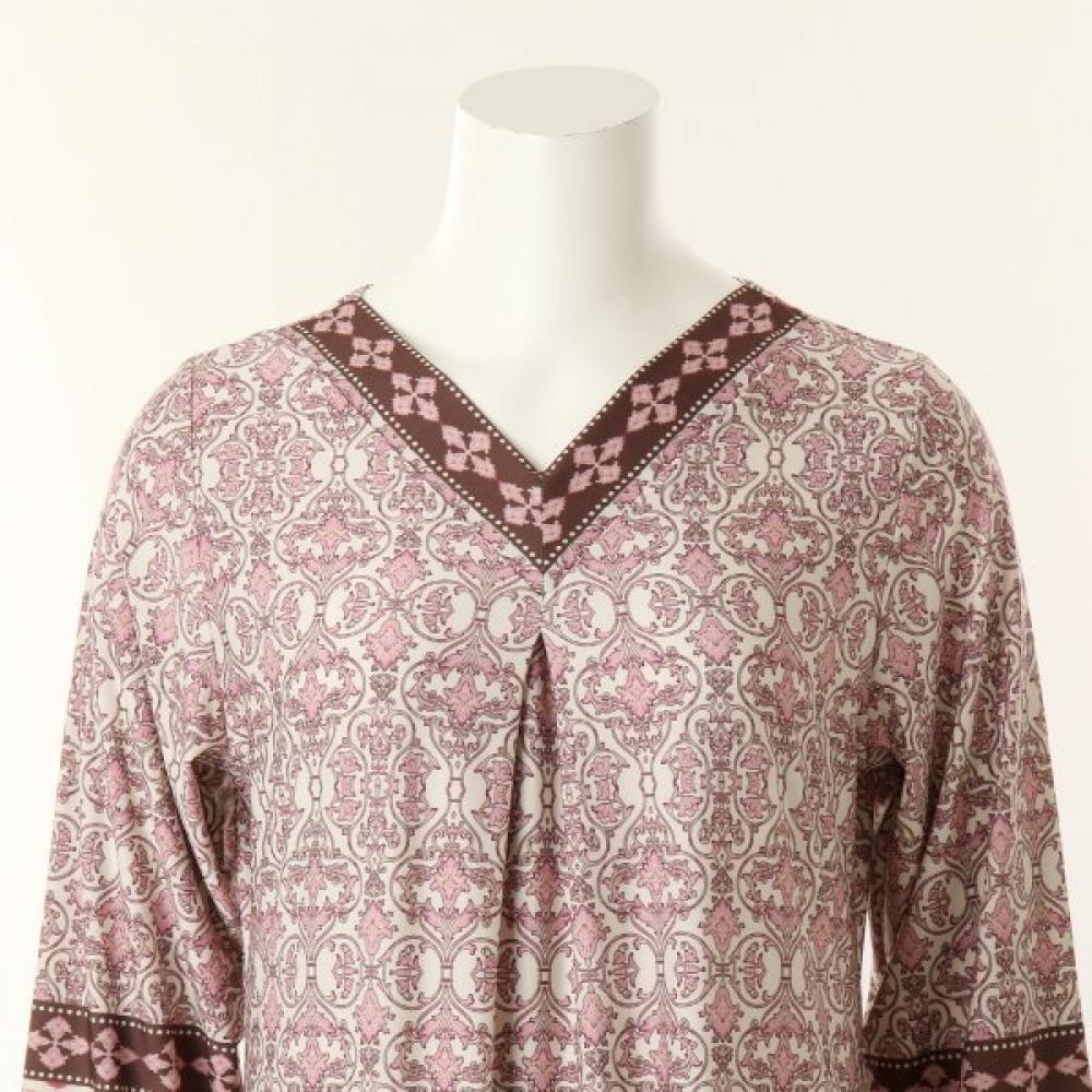 Wacoal Floral Print Border Sleep Dress Wgn372w 
