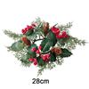 Pine Candle Holder Wreath 28cm Pinecone Wreath Candlestick Wreath  Festival Celebration