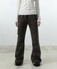 41PRAY Mini Pocket Bootcut Pants / Khaki Brown