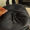 Minimalist Backpack for Women and Men Lightweight Nylon School Bag with Front Pocket