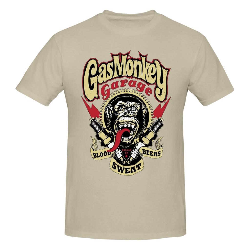 Piece Fast N Loud Novelty Cotton TShirt Monkey Garage Tees Tops For Unisex