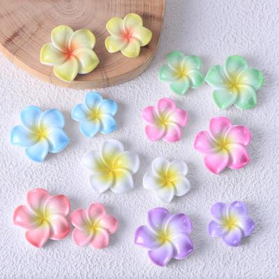 Frangipani Resin Flower DIY Jewelry: Keychains, Pendants, Hair Clips, and Patches