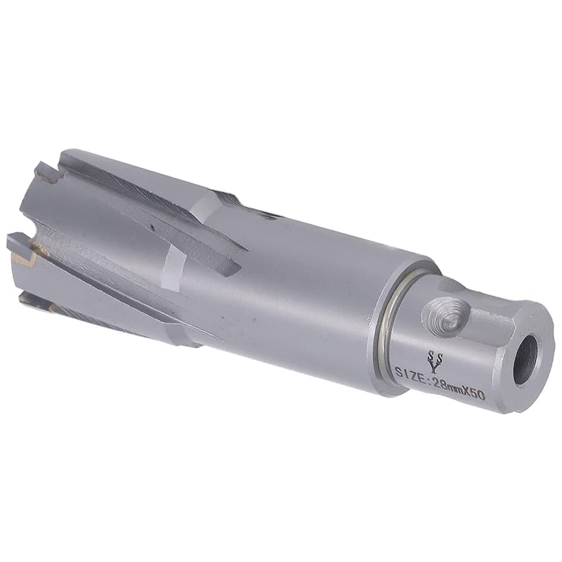 Annular Cutter, Mag Drill Bits Carbide Hole Saw Bit Steel Plate Hole Cutter Opener Bit for Magnetic Drill 50mm Drilling Depth (29mm)