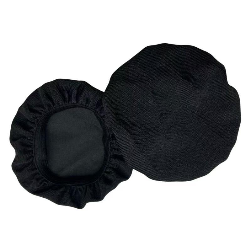 2Pcs Elastic Elastane Headphones Ear Covers Washable Stretchable Earcup Protectors For Over-Ear Headsets Earphones Sweat Pads