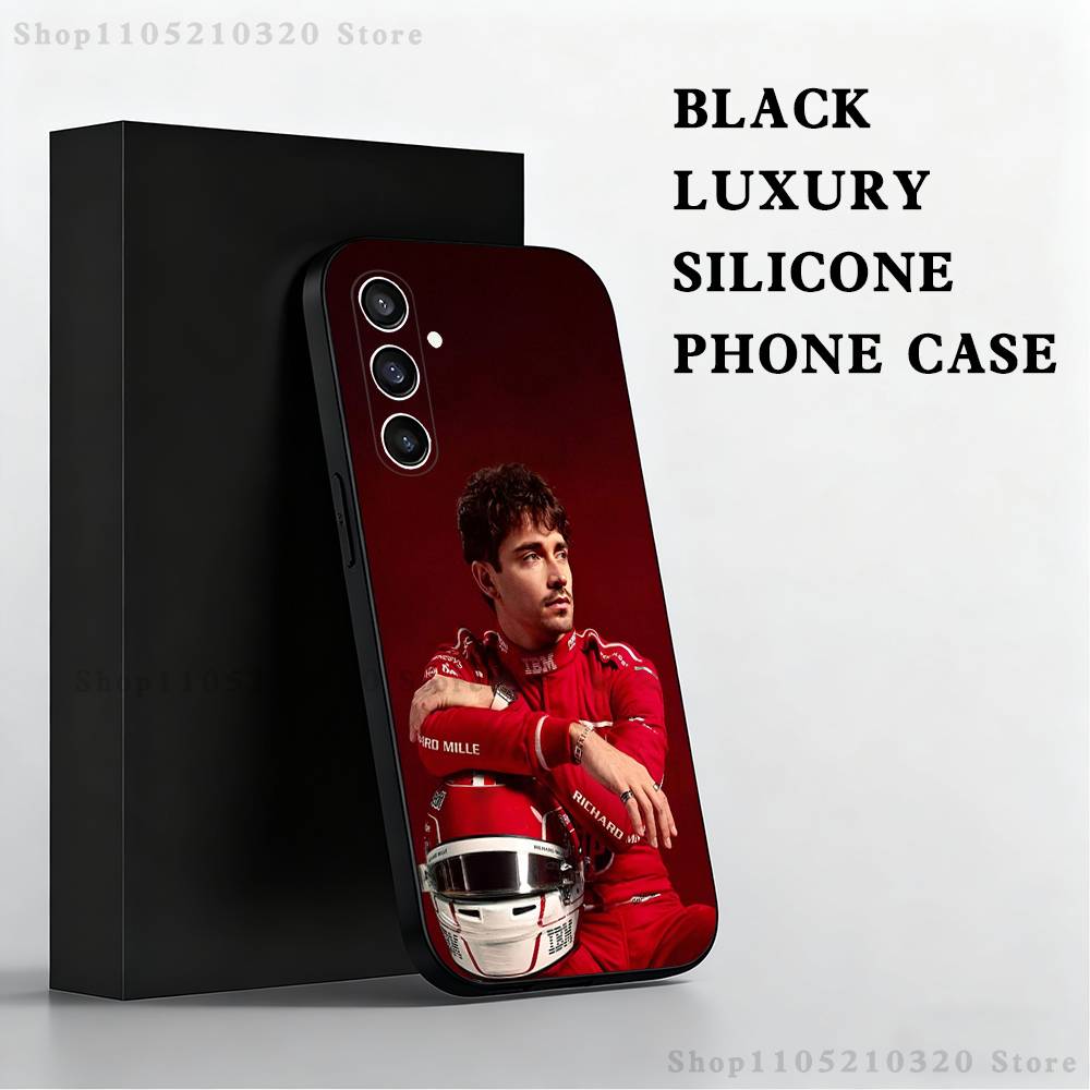 C-Charles L-Leclerc F-F1 16 Phone Case  For Samsung S 25,24,23,22,30,21,10,9,Ultra,Plus,Lite,FE,4,5 G Black Soft Case