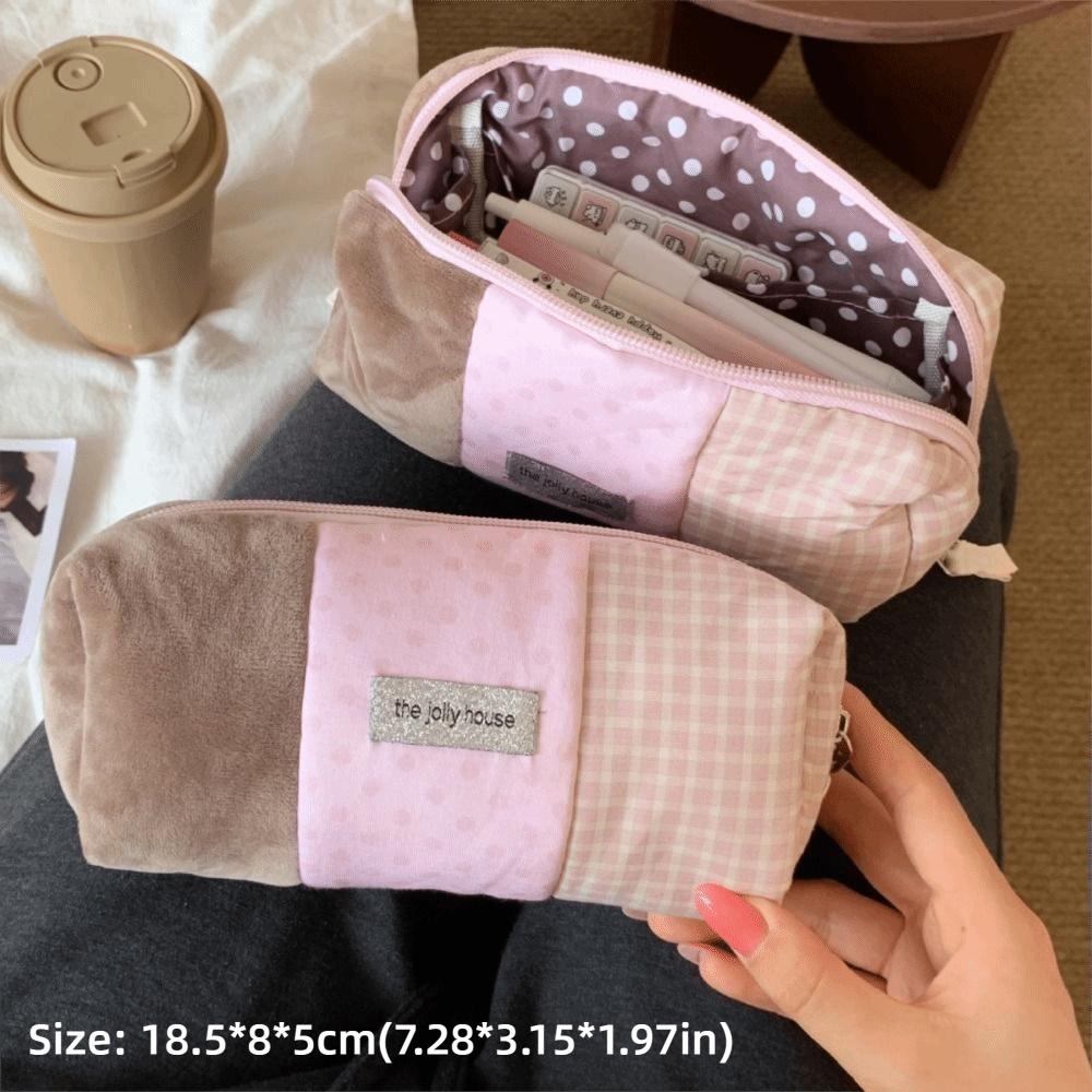 Anti-fall Pencil Pouch Soft Stationery Storage Bag New Pen Bag  Students
