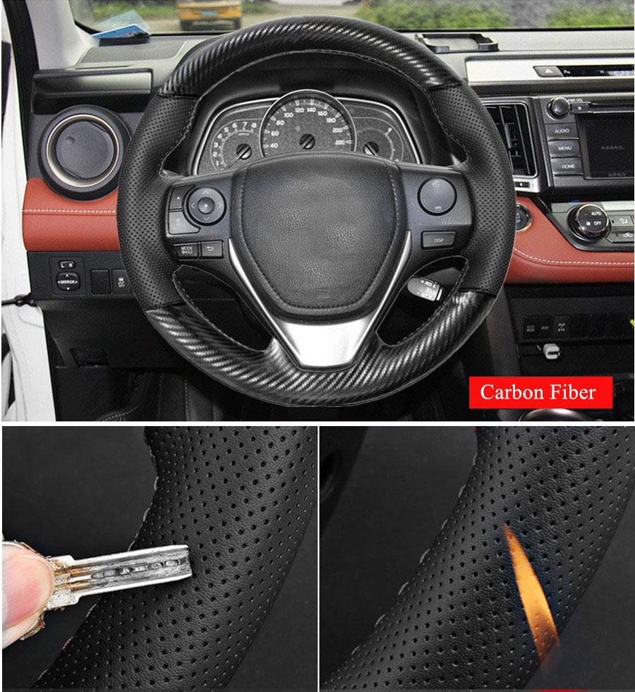 DIY Sewing Steering Wheel Cover for RAV4 Corolla 2014-2018