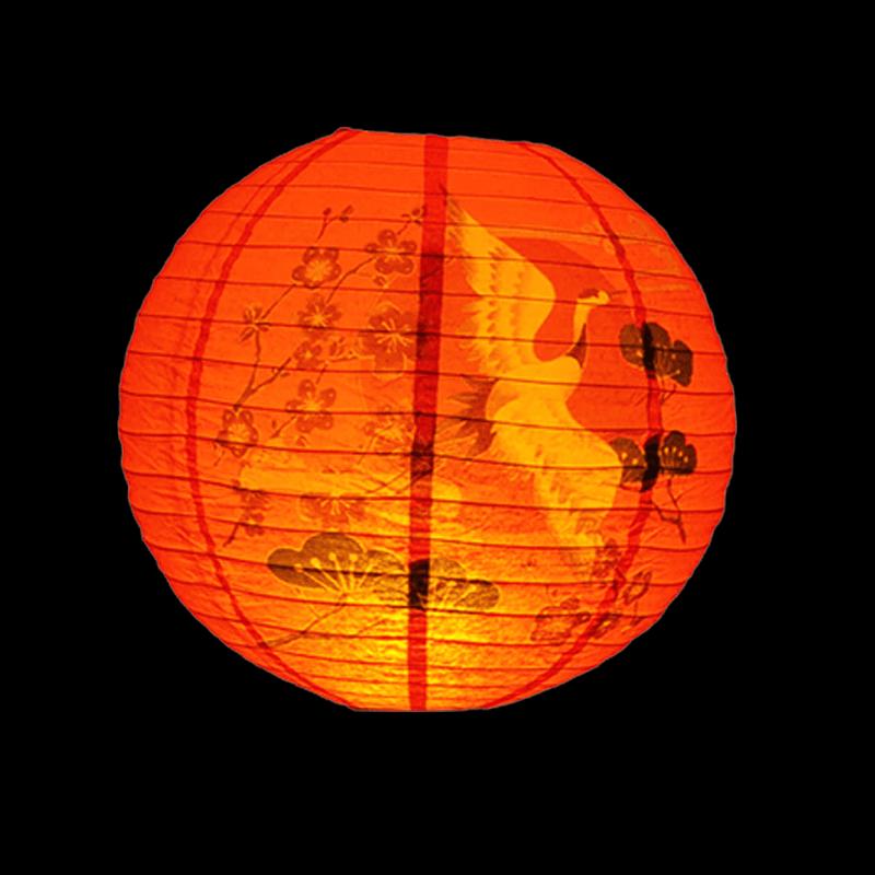 Luminous Chinese Mid-Autumn Festival Paper Lantern Set