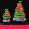 Prosperity Bamboo Tower: Hydroponic Indoor Plant for Wealth and Fortune